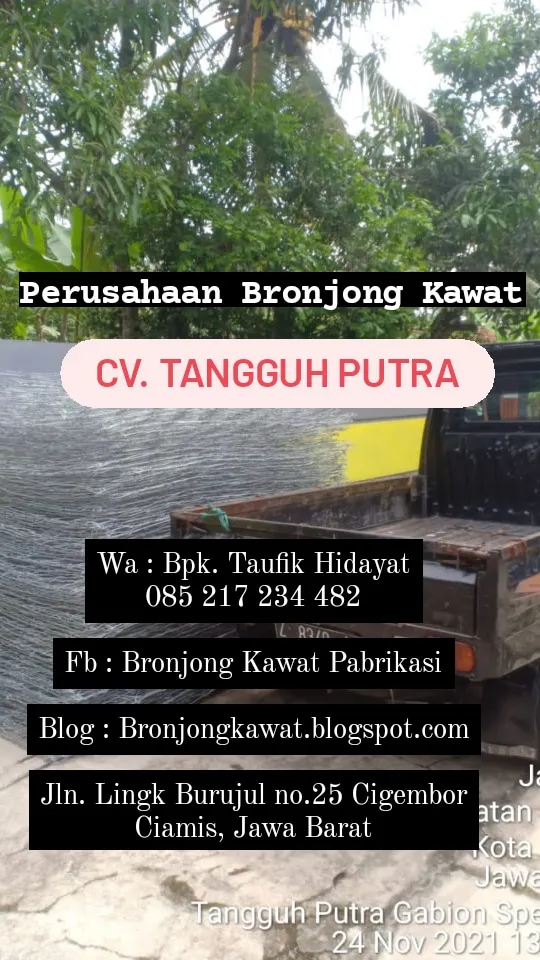 Termurah, Bronjong Kawat Maccaferri di Kateman, Riau