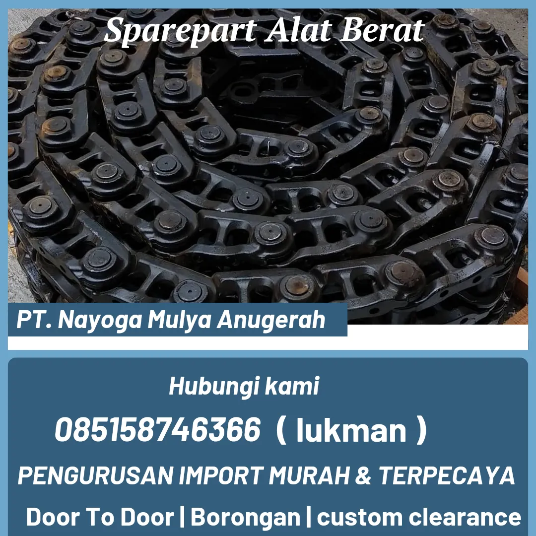 JASA IMPORT SPAREPART ALAT BERAT YUNANI DOOR TO DOOR INDONESIA