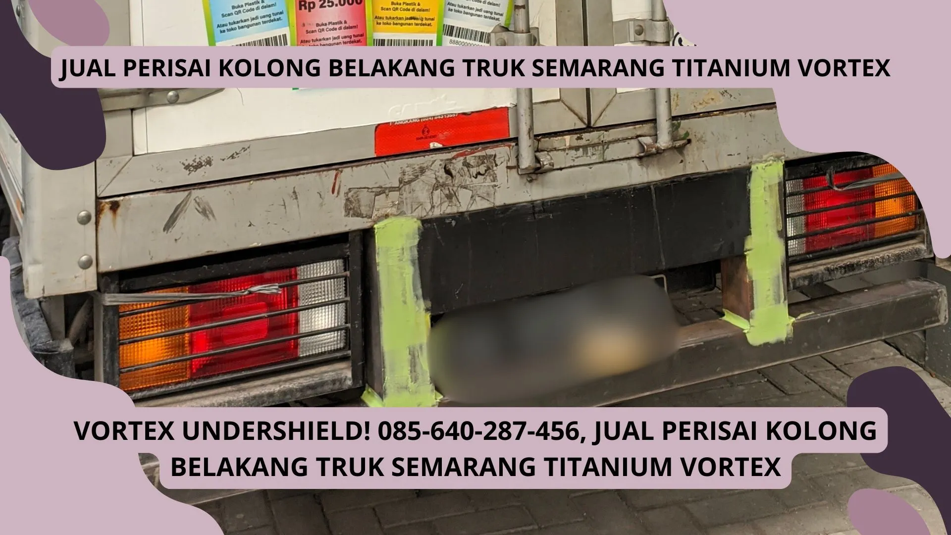 UnderTitan Guard! Sedia Perisai Kolong Belakang Truk Semarang Titanium Vortex