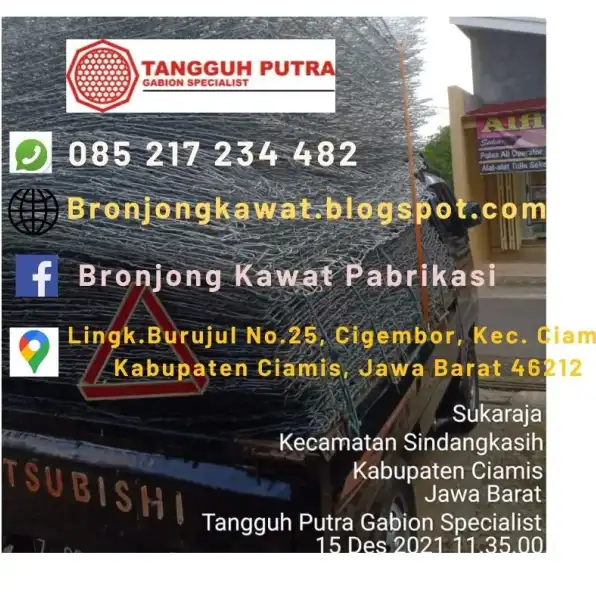 Promo !!! 085217234482, Pabrik Bronjong SNI di Donomulyo, Malang