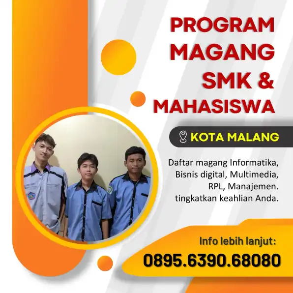 WA 0895-6390-68080,Program Magang Bisnis Digital di Malang