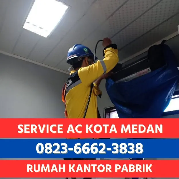 Kontrak Service AC Tahunan Medan Perawatan Rutin & Bergaransi 0823  6662  3838