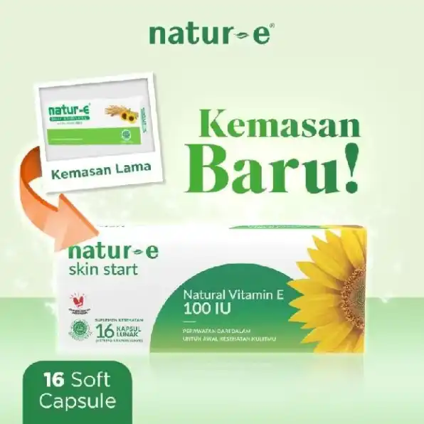 Natur-E Daily Nourishing Vitamin-E 100 IU White kapsul