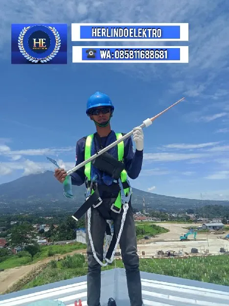 spesialis jasa Pasang penangkal petir konvensional & Radius Murah Berkualitas, Untuk Wilayah Serang