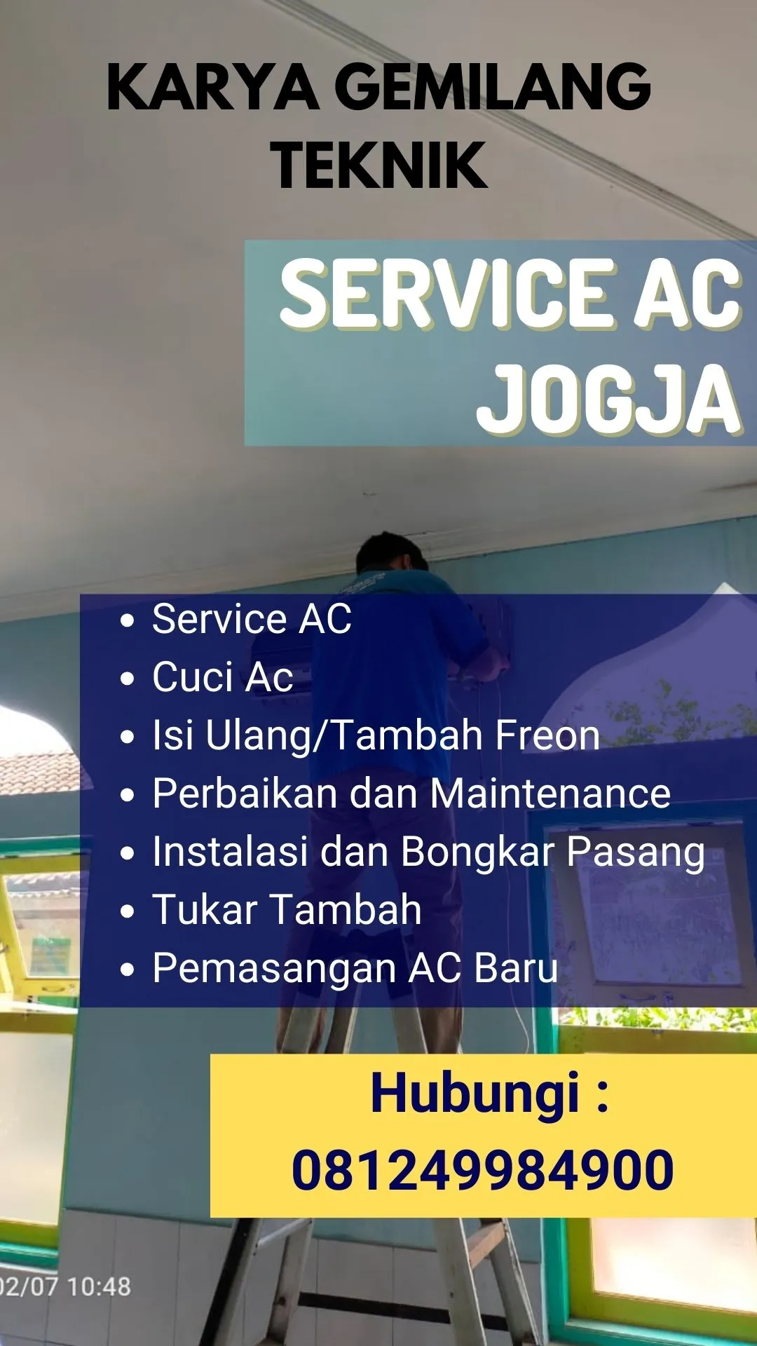 Service AC, Cuci AC, Pasang AC di Panjatan Kulon Progo