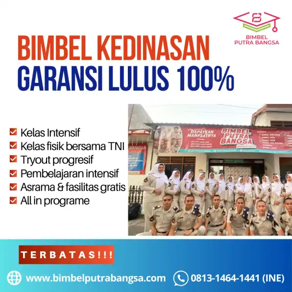 JAMINAN LULUS 0813-1464-1441 Tempat Belajar Bimbel Kedinasan STPN  POLTEKIM  Kota Sukabumi Solo (Surakarta)