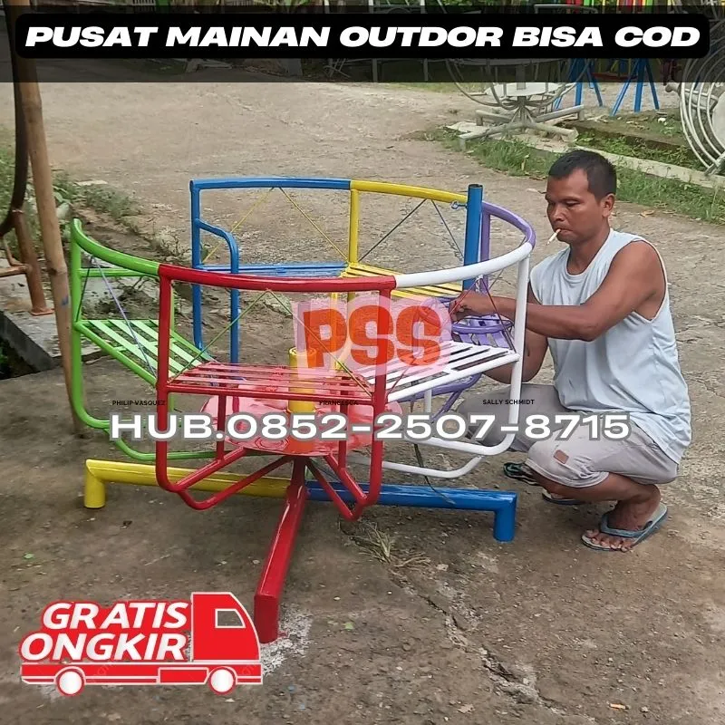Desain ayunan besi hollow Dan produsen playground Kec Selemadeg Timur Tabanan Bali