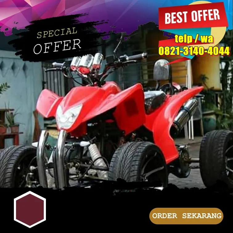 AGEN MOTOR ATV 150 CC sport ceper baru bukan bekas  SIAP KIRIM  MALANG JABUNG
