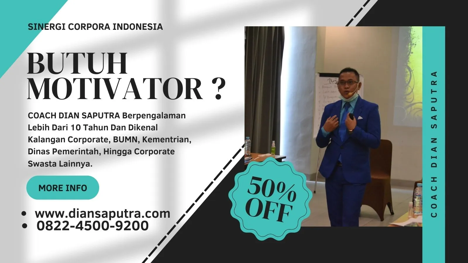 Trainer Marketing Tangerang Selatan, Terpercaya & Solutif, Dian Saputra