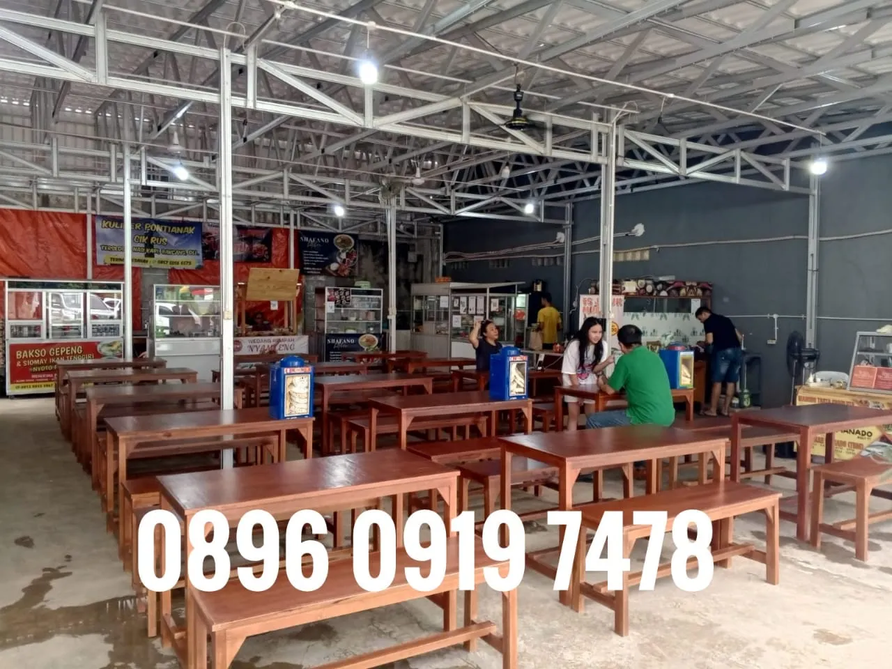 sewa gerobak kayu event jakarta pusat