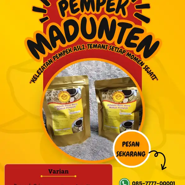 Menggoda 085-7777-00001 Warung Pempek Ikan Frozen Pempek Kapal Selam Sebagai Makanan Ringan Malang Jember MADUNTEN