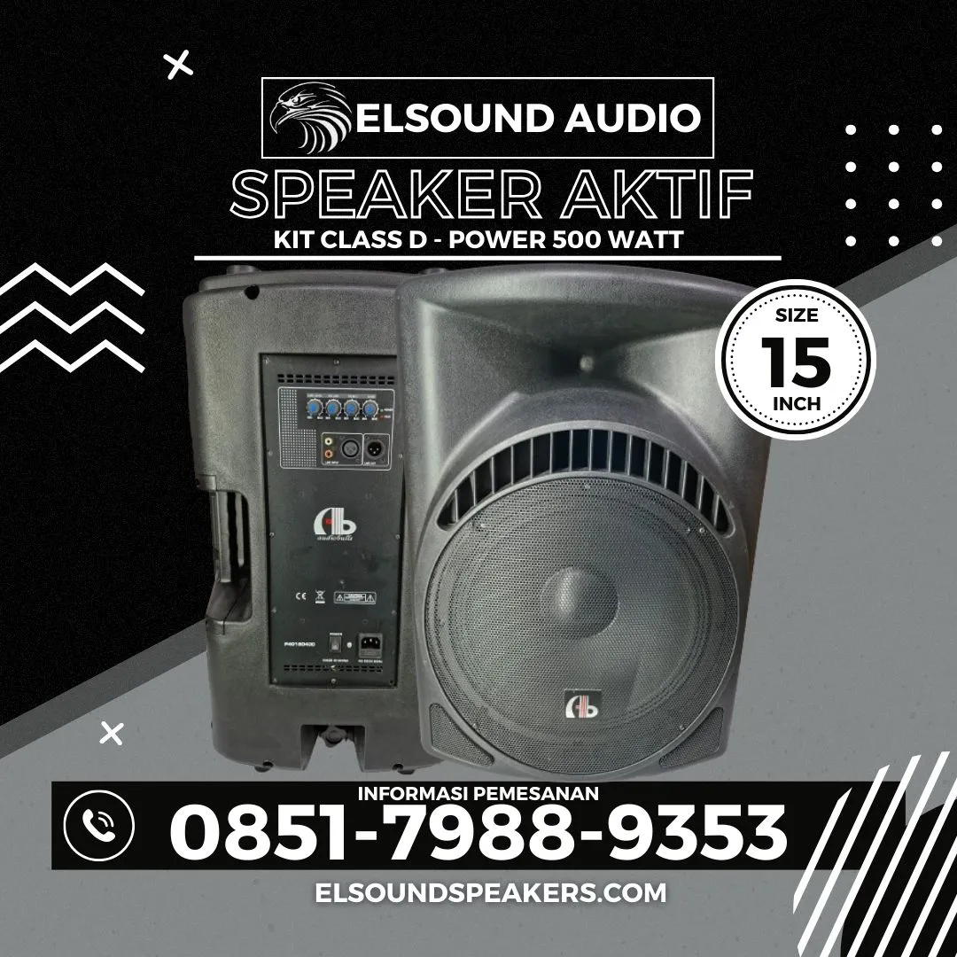 Speaker Aktif 15 Inch Elsound Audio di Doko Blitar Jawa Timur