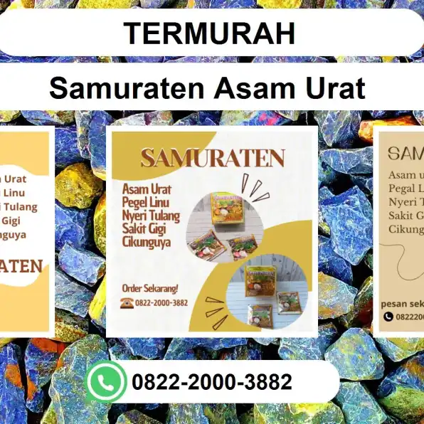 TERMURAH, 0822-2000-3882 DISTRIBUTOR Samuraten Asam urat Batu