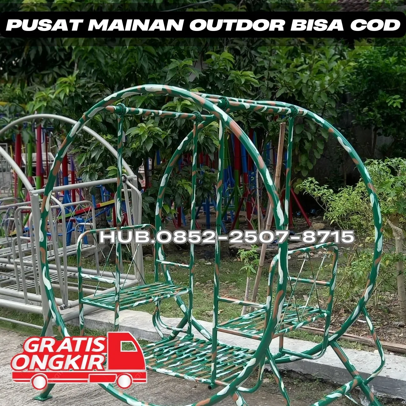 Contoh Ayunan Besi Custom Dan Perosotan Anak Kec Panggungrejo Kota Pasuruan