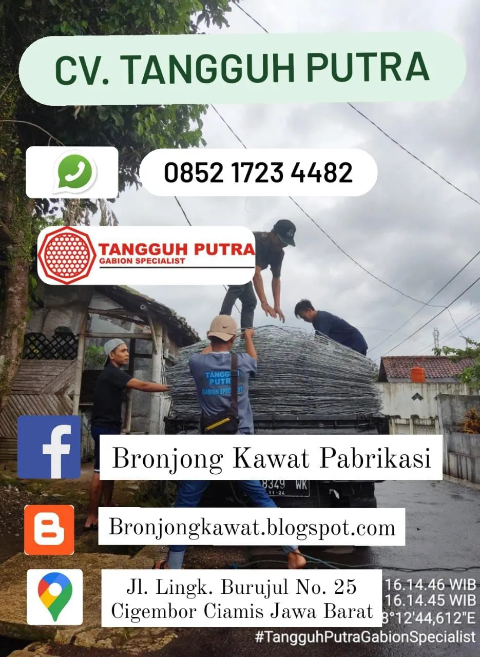 Diskon, Jual Bronjong Kawat Ciamis, di Pakis, Malang