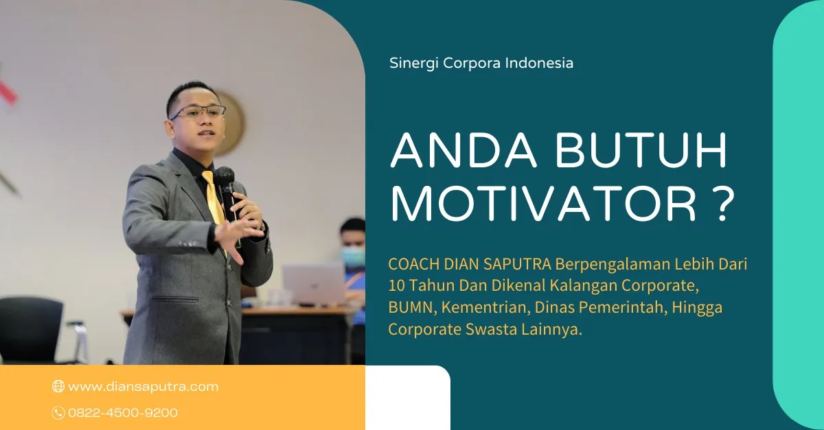 Jasa Motivator Ngawi, Terpercaya & Solutif, Dian Saputra