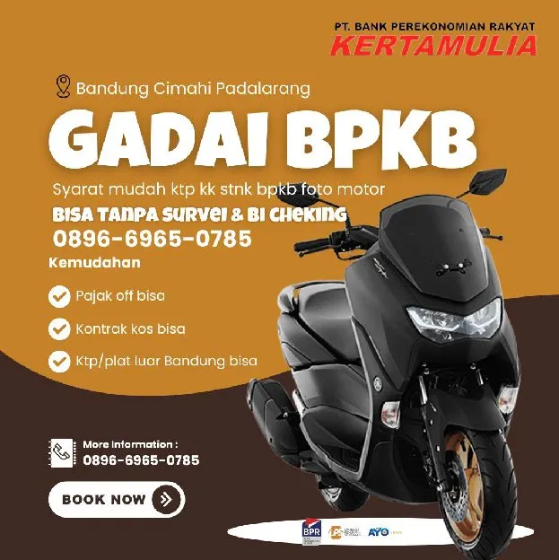 gadai B P K B motor Bandung