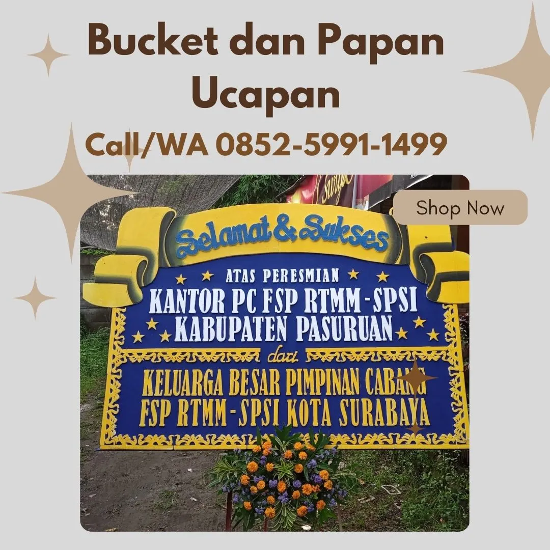 Jual Bunga Papan Ucapan Grand Opening Pasuruan