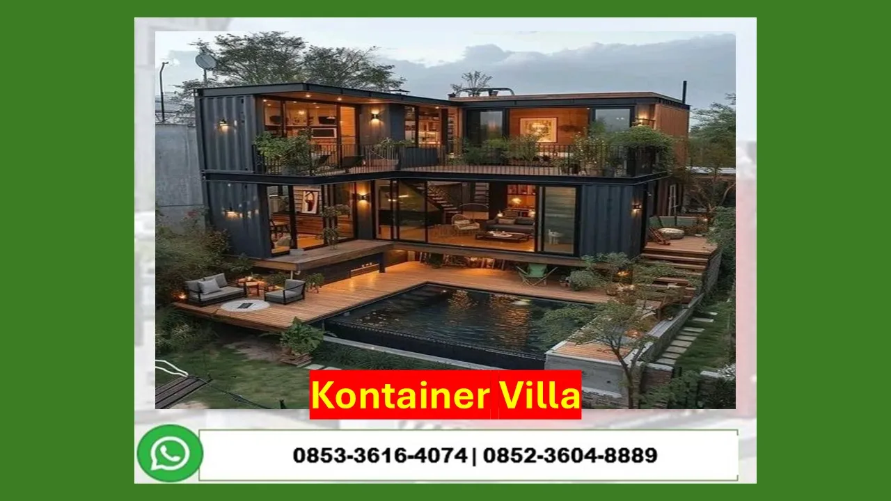 Kontraktor Villa 2 Tingkat Lantai Minimalis Modern Karimun