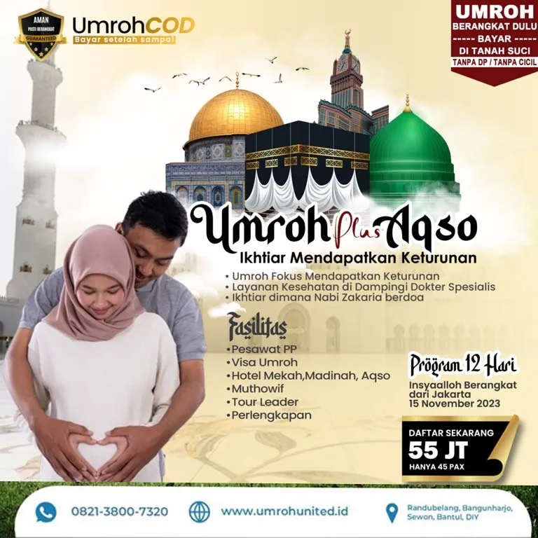 TERPERCAYA, Jasa Travel Umroh & Haji Tanpa Antri Hotel Bintang 3 Sidrap (Sidenreng Rappang) Jakarta Jogja UMROH UNITED BANGKALAN