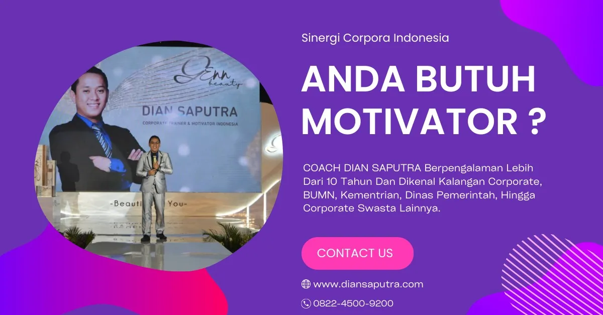 Jasa Motivator Bali, Terpercaya & Solutif, Dian Saputra