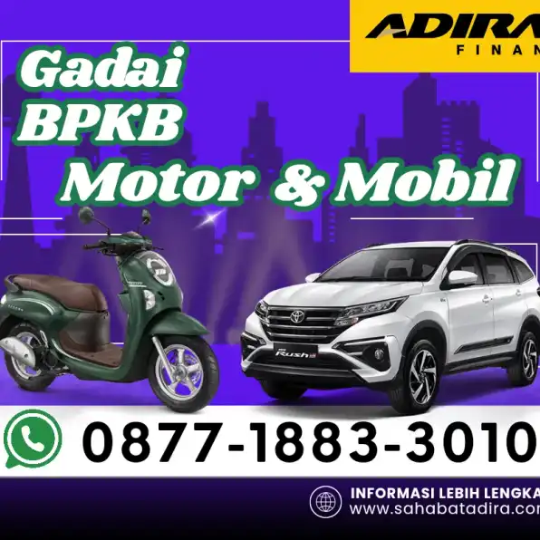 0877-1883-3010, Gadai BPKB Adira Harapan Indah