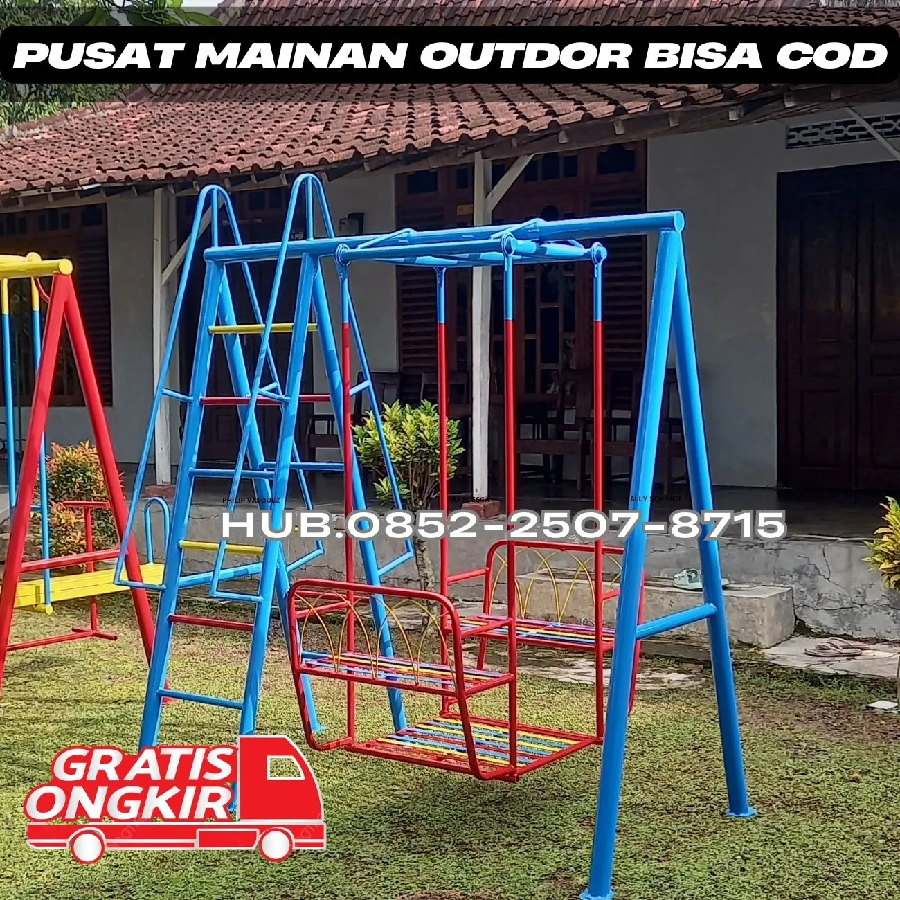 Desain ayunan besi hollow Dan produsen playground Kec Kanor Bojonegoro