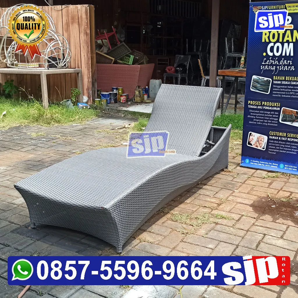 pabrik sunbed pool rotan sintetis model lamborgini rotan sintetis