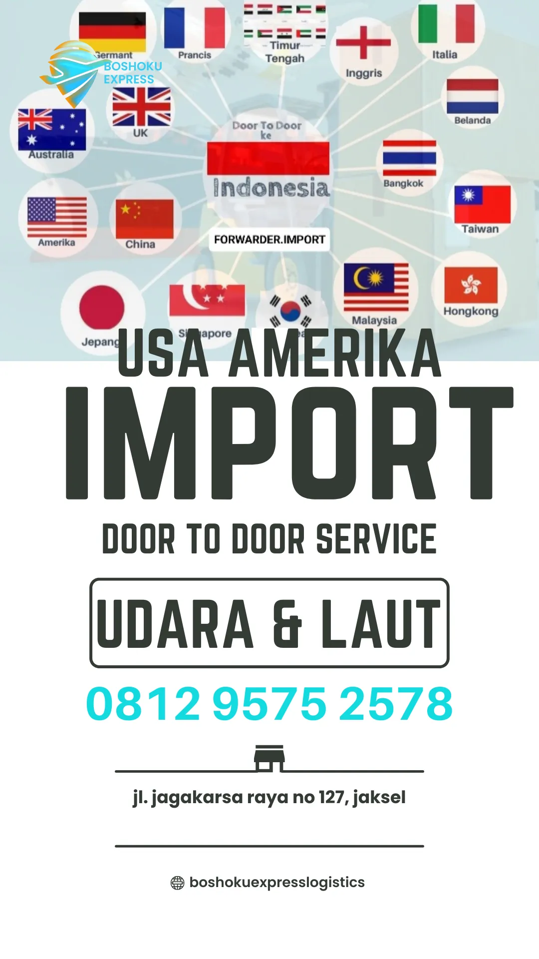 JASA IMPORT BARANG DARI CHICAGO - DOOR TO DOOR