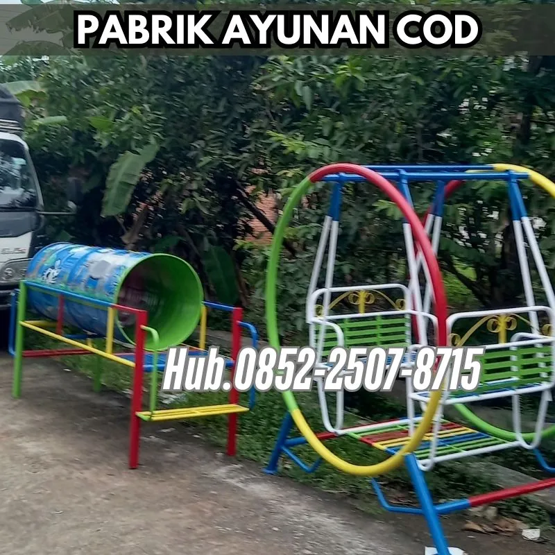 Hub 0852-2507-8715 PRODUKSI !! Ayunan Besi Dan Jungkat Jungkit Kec Bojong Pekalongan  Bayar COD Free Ongkir