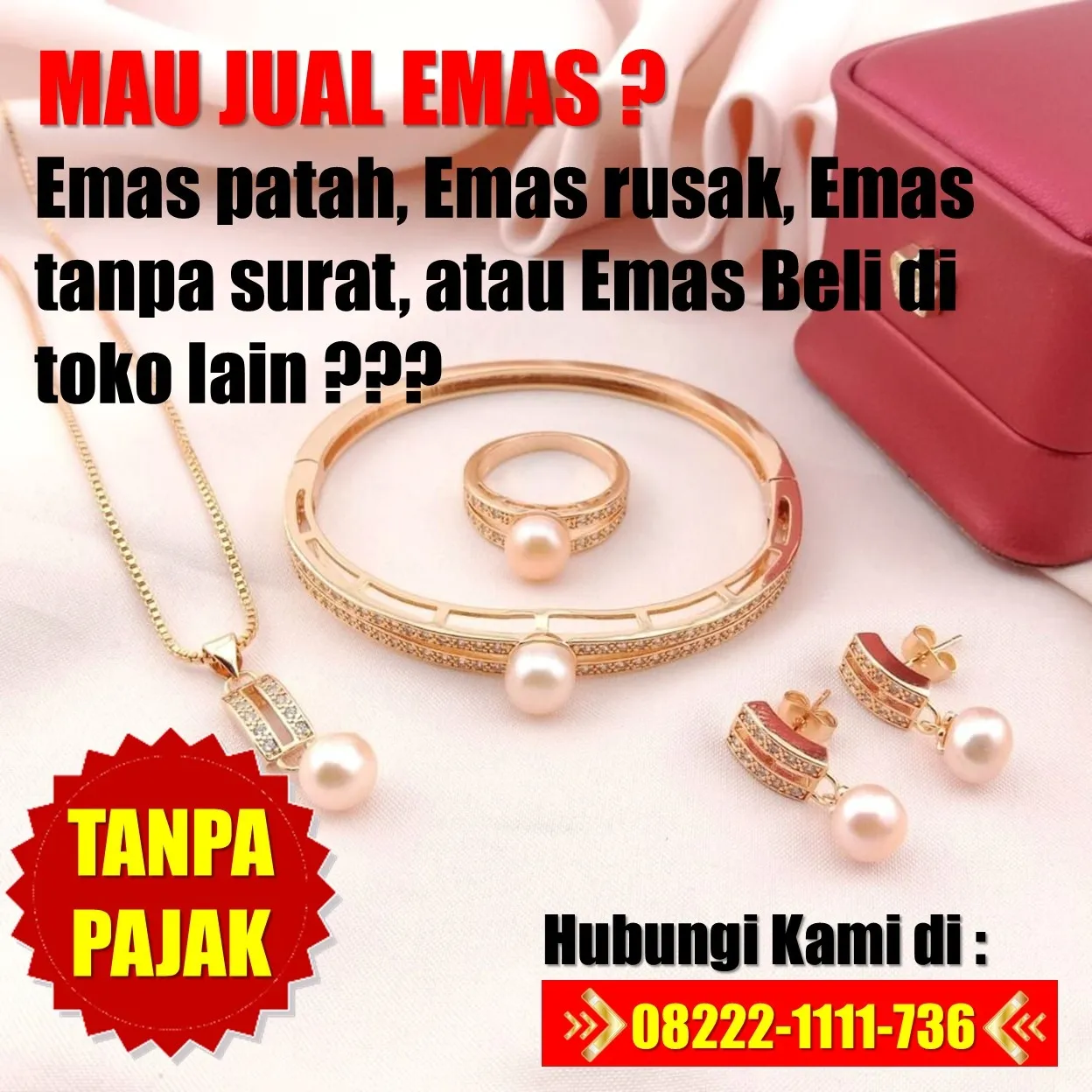 TANPA POTONGAN, Harga Jual Beli Emas Cukim Citeureup