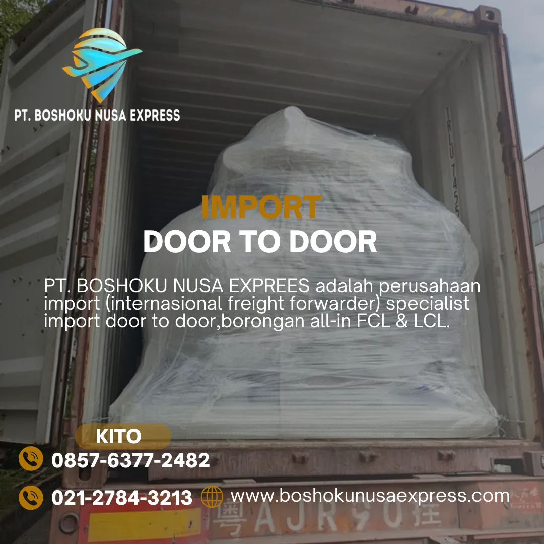 Jasa Import Borongan Full Container Ke Indonesia