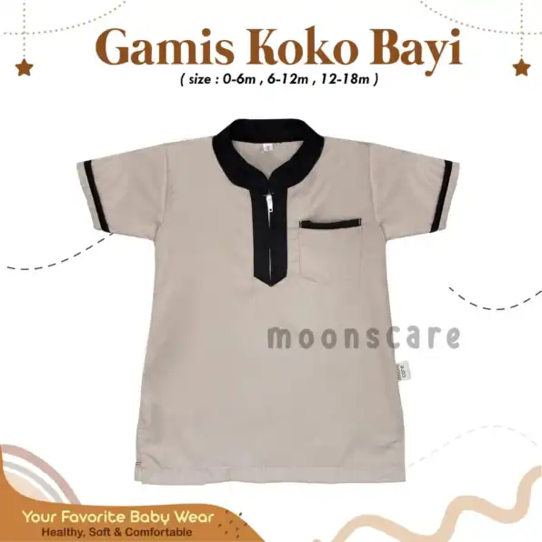 Moonscare Official Lampung !! 085269040611, Jual Baju Koko Bayi Moonscare di Lampung