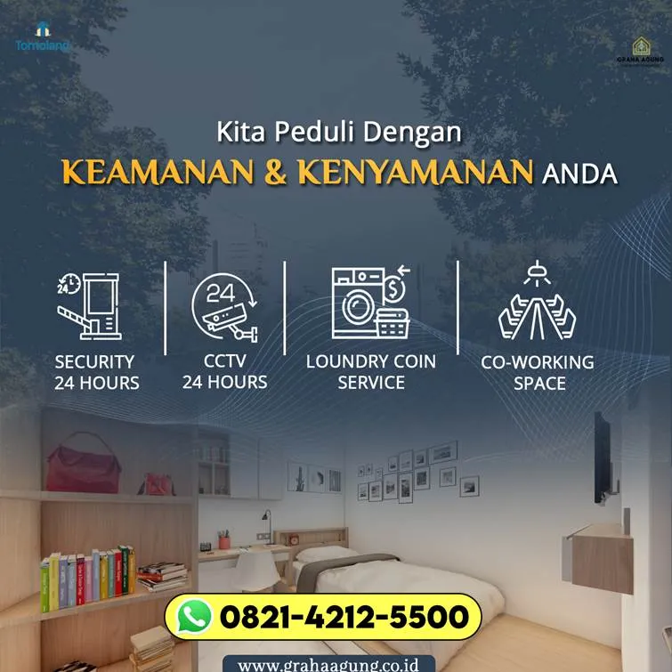 PELUANG TERBATAS T821-4212-5500 Developer Rumah Kost Hunian Untuk Karyawan Jawa Timur Banyuwangi COMFY KOST