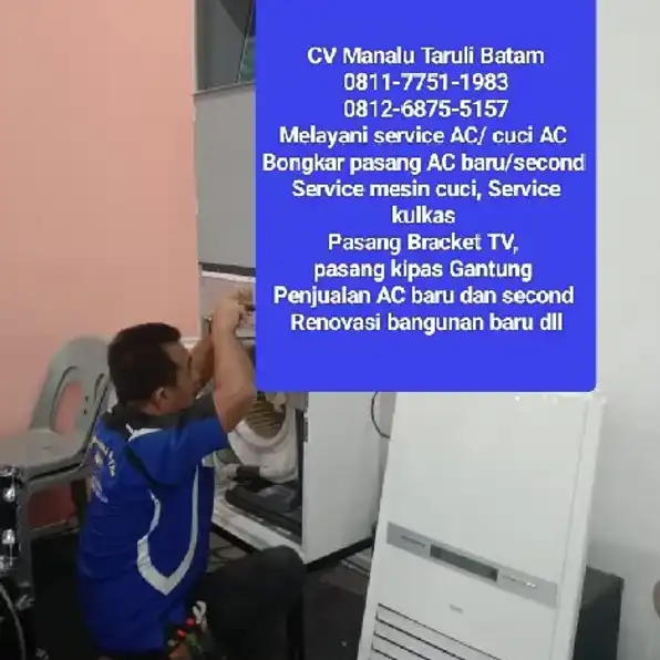 0811-7751-1983 CV Manalu Taruli jasa Service AC Kota Batam