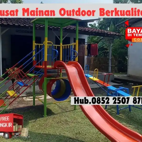 Hub 0852-2507-8715 TERBAIK ! ayunan besi depan rumah Dan mainan outdoor tk Kec Kangkung Kendal Bayar COD Free Ongkir