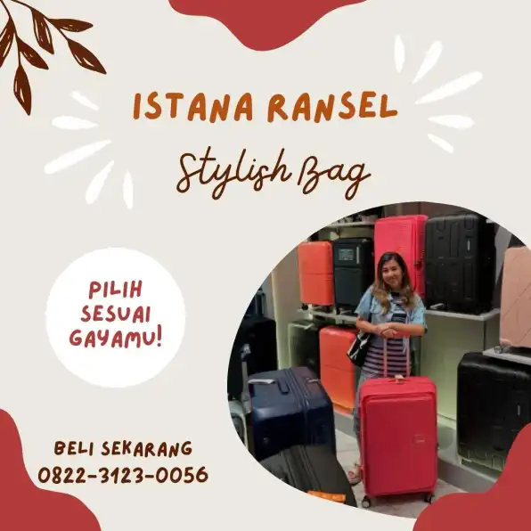 Smart Design 0822-3123-0056 Produksi Tas Sekolah Ransel Fashion Keseharian Balangan Bandung ISTANA RANSEL