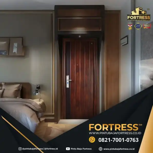 ESTETIK..!! WA 0821 7001 0763 (FORTRESS) Pintu Motif Kayu Double Minimalis Di Singkawang