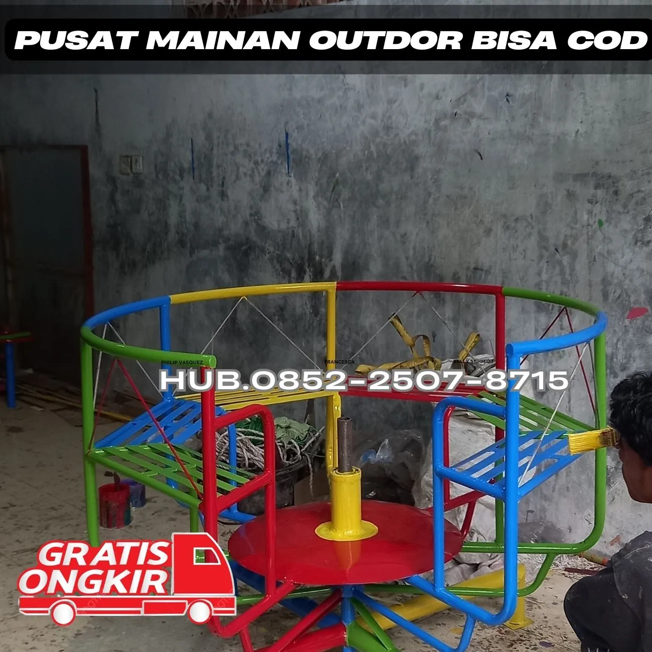 Inspirasi ayunan besi kecil Dan mainan outdoor Kec Sentolo Kulon Progo