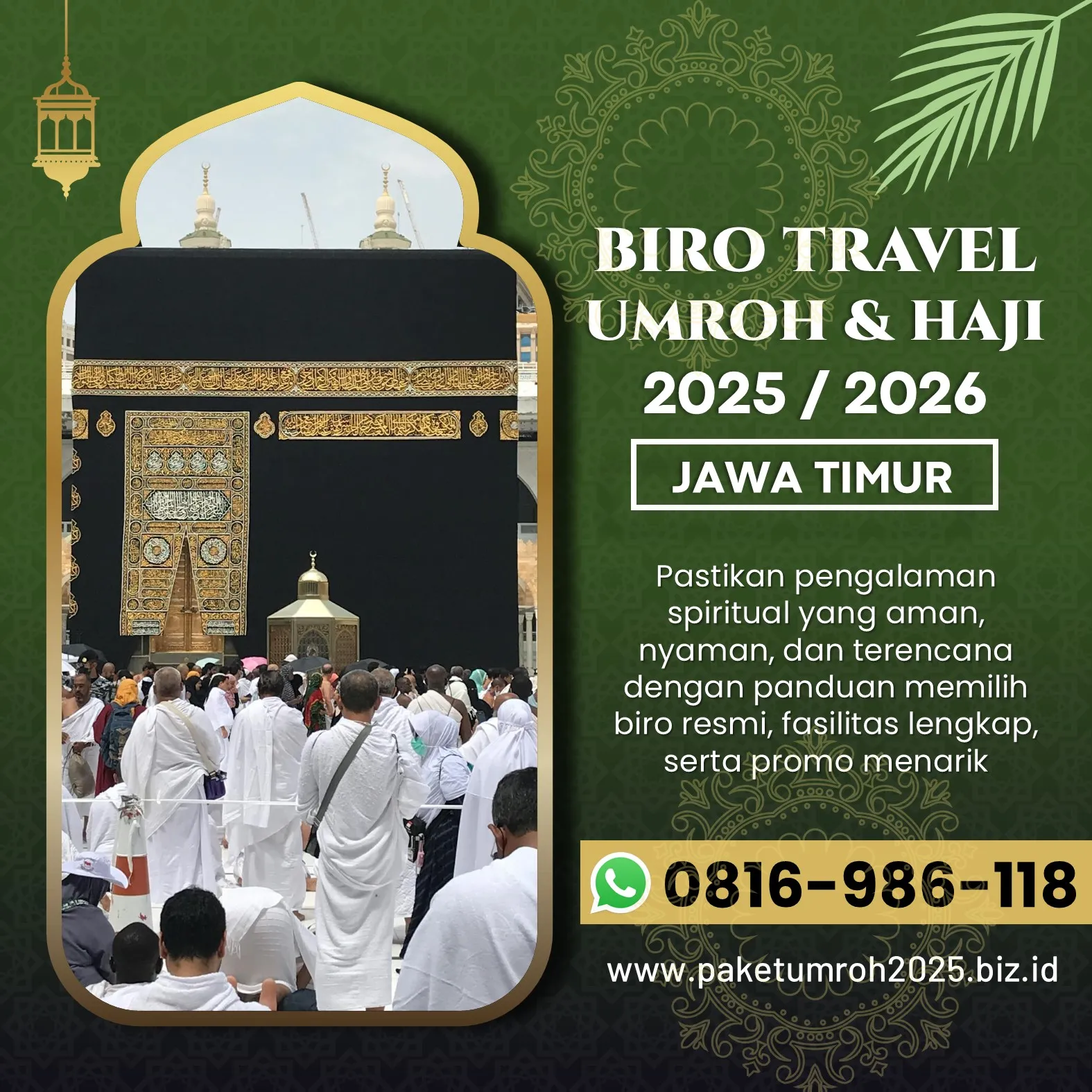 Travel Umroh Syawal 2025 Binangun Blitar AL Bahjah