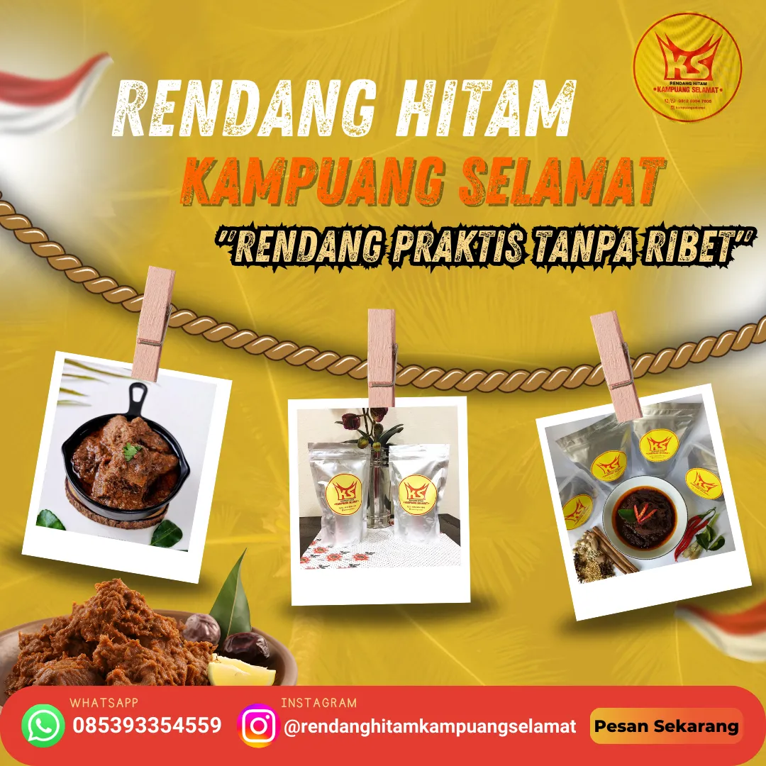 Jual Rendang Ayam Malang, Jual Rendang Frozen Food Di Palembang