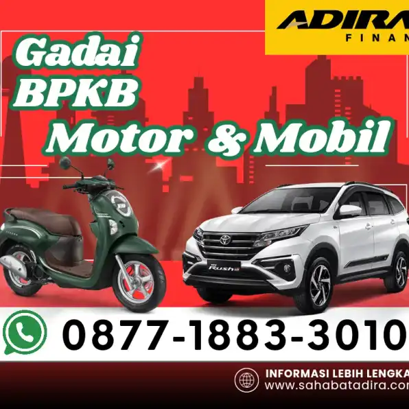 0877-1883-3010, Gadai BPKB Adira Labuan