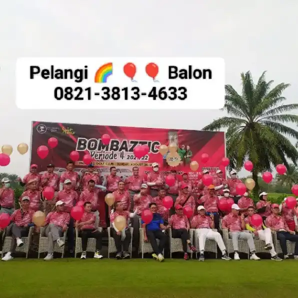 Balon Gate Start Finish Bekasi 0821-3813-4633 Pelangi Balon