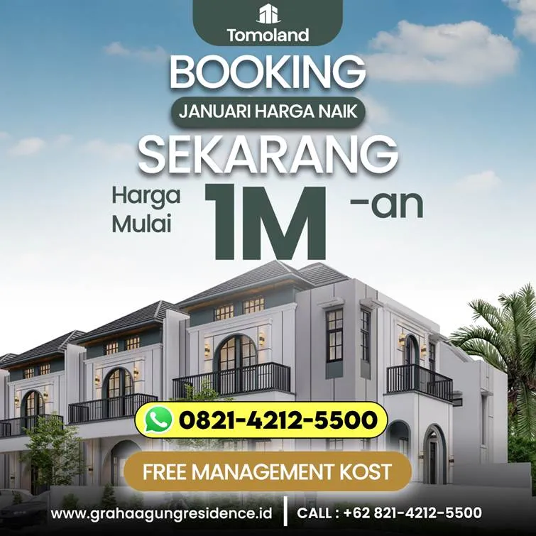 NYAMAN x821-4212-5500 Jual Beli Rumah Kost Khusus Wanita Untuk Investor Properti Jawa Timur Lamongan GRAHA AGUNG HIGHLAND