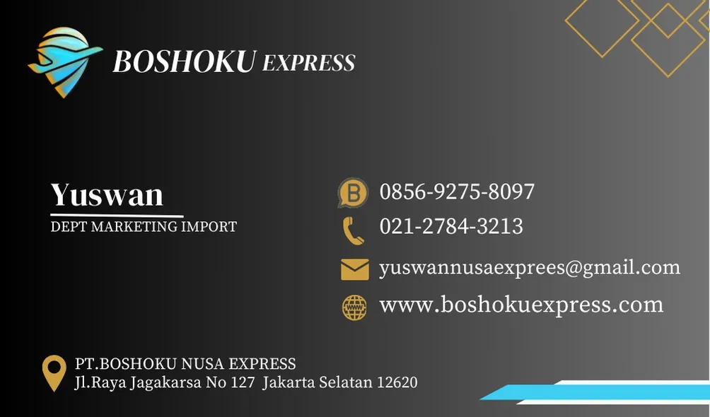 JASA IMPORT BARANG TIONGKOK DOOR TO DOOR TO INDONESIA