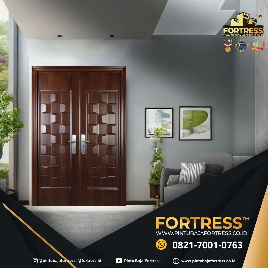 (FORTRESS) Pintu Baja Engsel Atas Bawah Di Banjarmasin