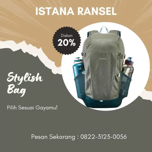 Fleksibel 0822-3123-0056 Harga Ransel Wanita Ransel Fashion Keseharian Cilacap Palembang ISTANA RANSEL