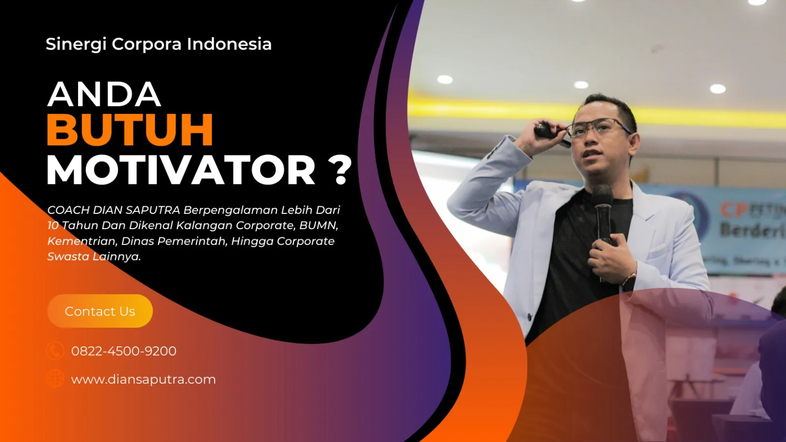 Trainer Motivator Karangasem, Terpercaya & Solutif, Dian Saputra