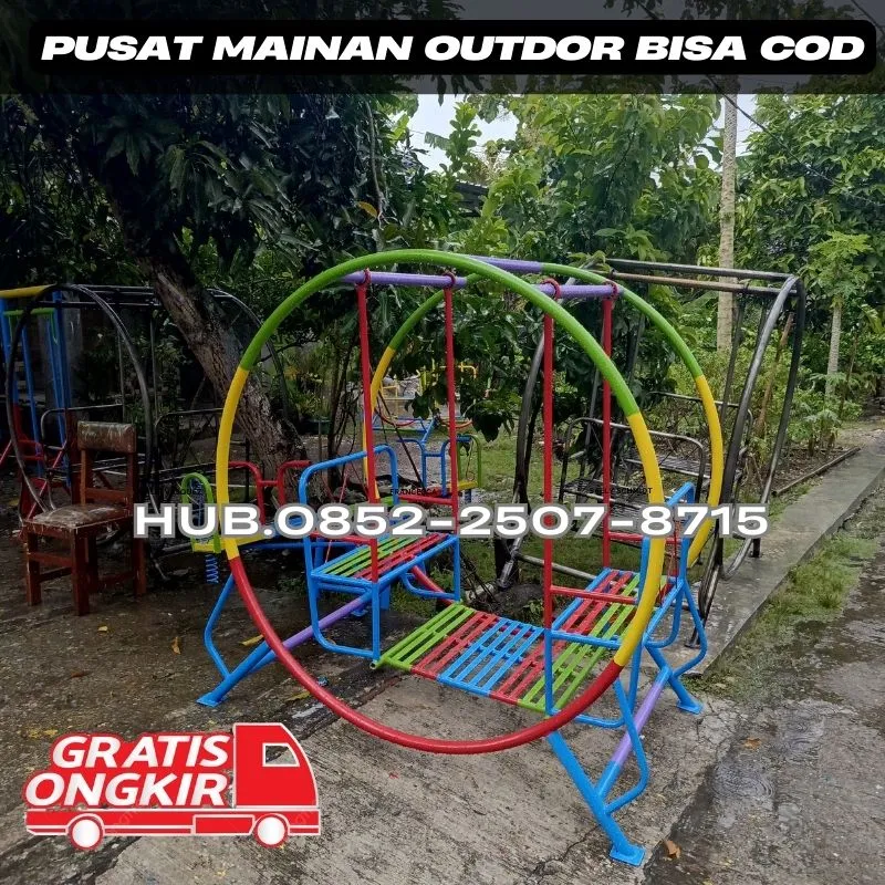 Contoh ayunan besi sederhana Dan Perosotan Custom Kec Tekung Lumajang