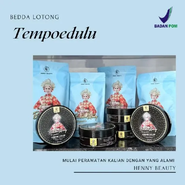 HENNY BEAUTY RESMI - Bedda Lotong Henny - Lulur Hitam Henny - Lulur Basah Henny Beauty BPOM Lulur Vi